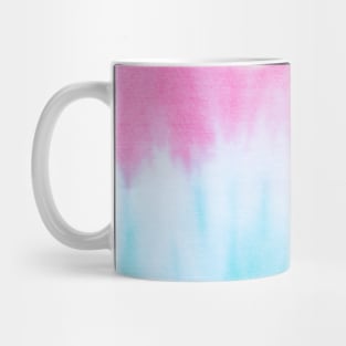 Blue Pink Cotton Tie Dye Mug